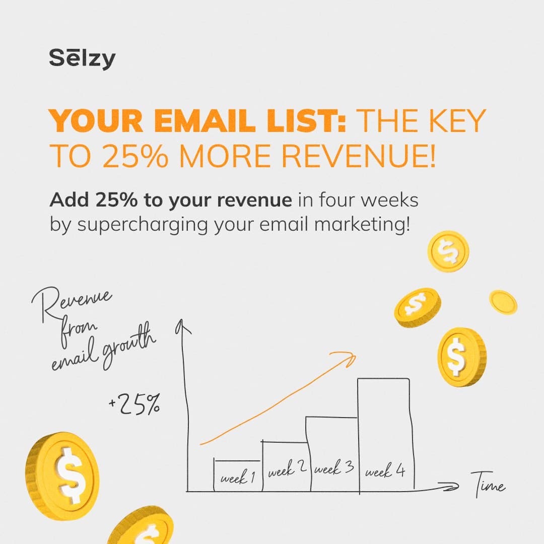 Ad: Your email list, the key to 25% more revenue
