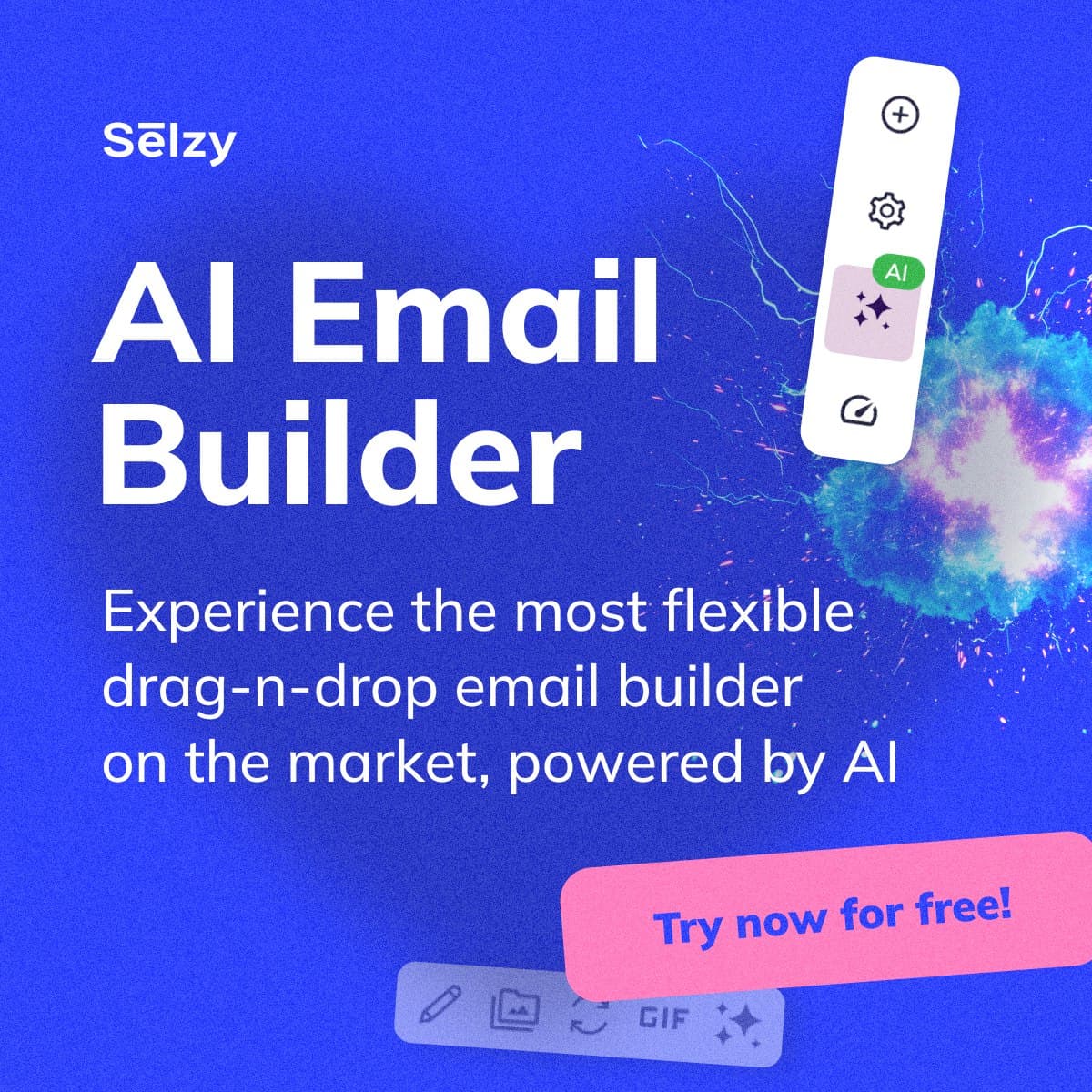 Instagram carousel: AI email builder features