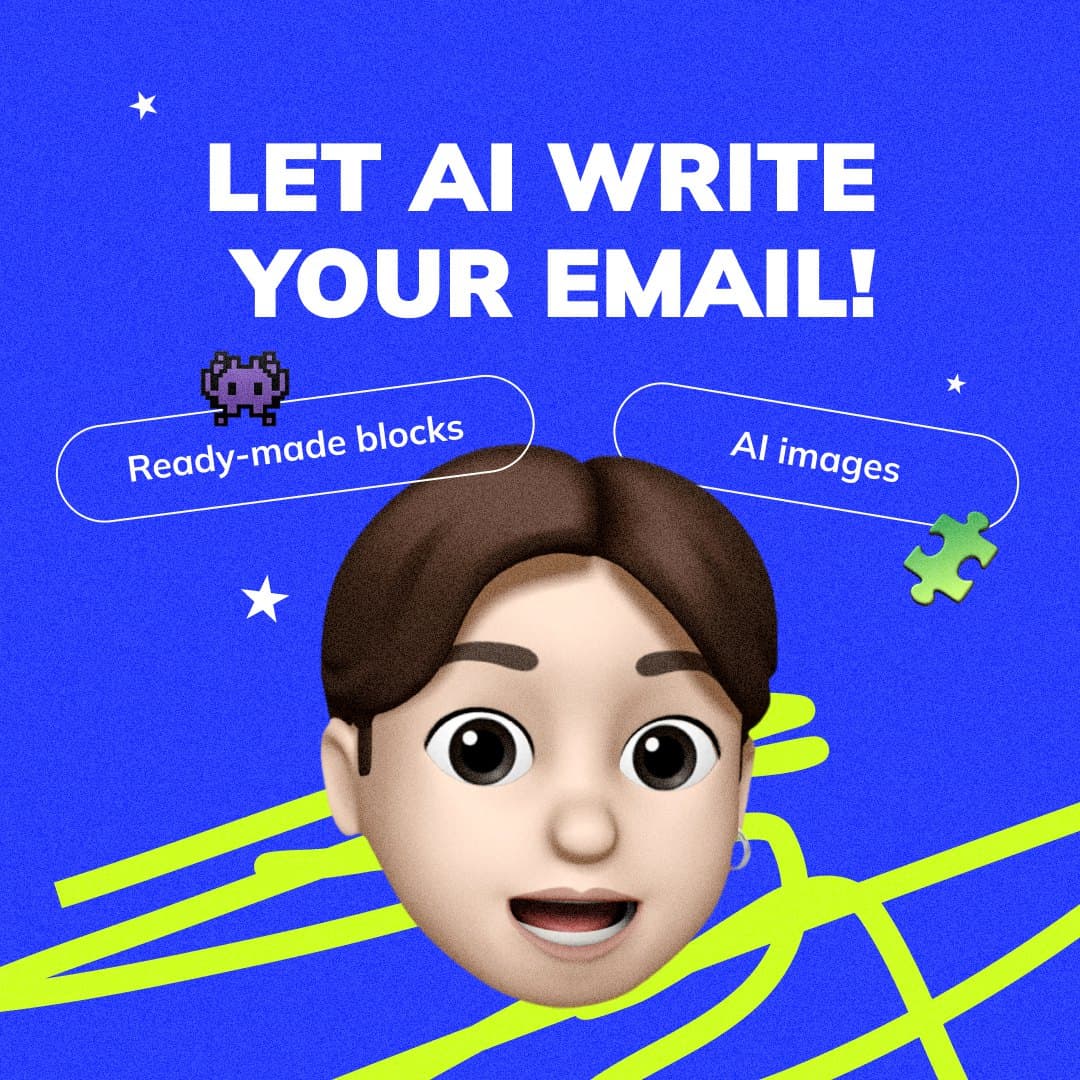 Instagram post: Let AI write your email!